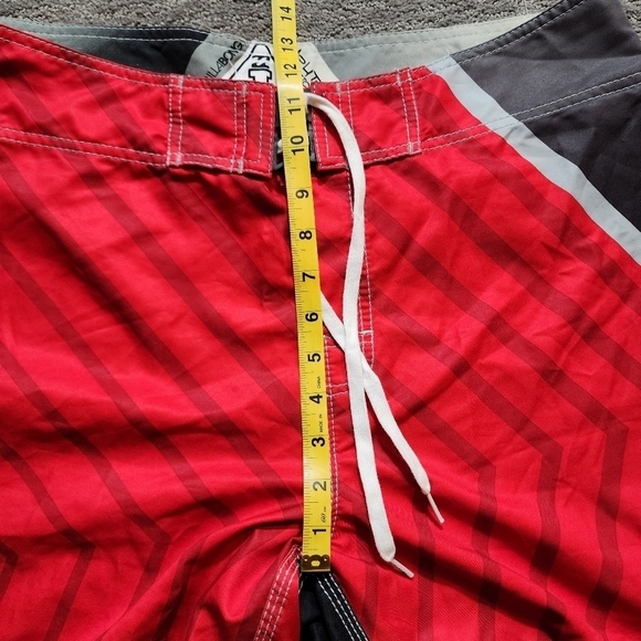 BILLABONG Swin Board Shorts Trunks Airlite Stretch Surf Beach Red Black Men 36 - Picture 13 of 13